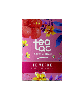 Ice Tea, Té Verde sabor Frutos Rojos, 20 sobres.