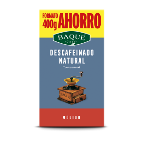 Café molido Descafeinado, 400 g.