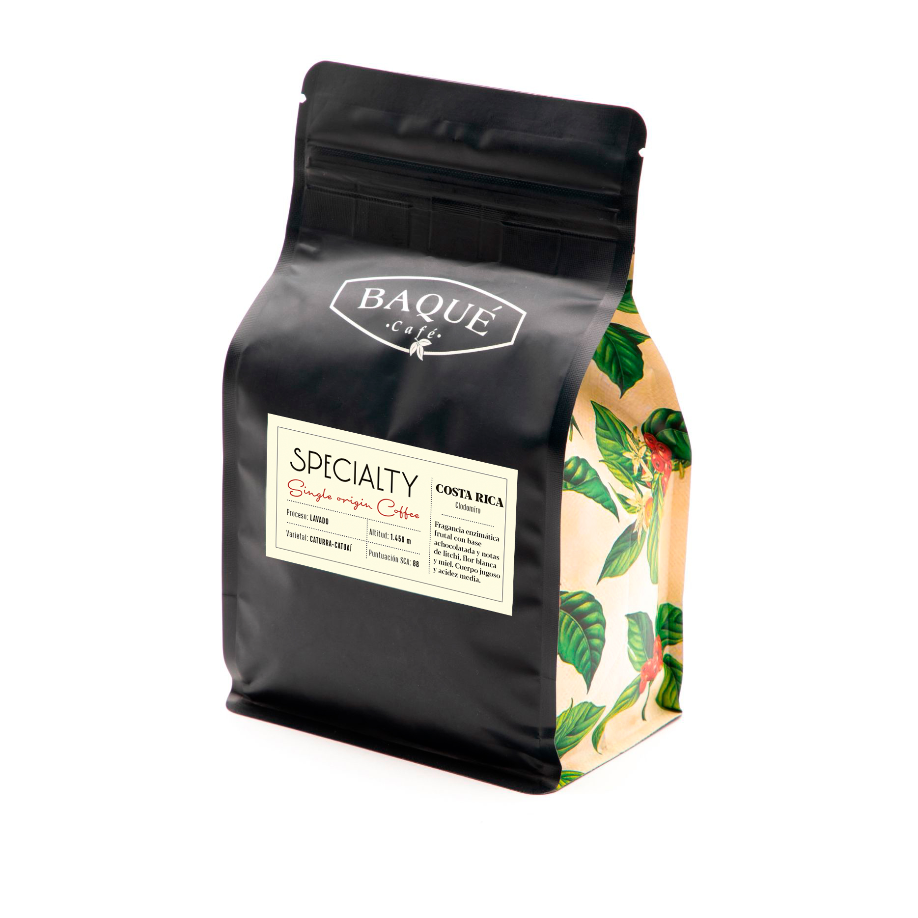 Costa Rica Clodomiro Specialty Coffee, grano 250g.